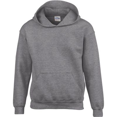 Sudadera capucha niños antibolitas Graphite Heather M