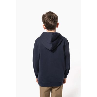 Sudadera básica infantil con capucha
