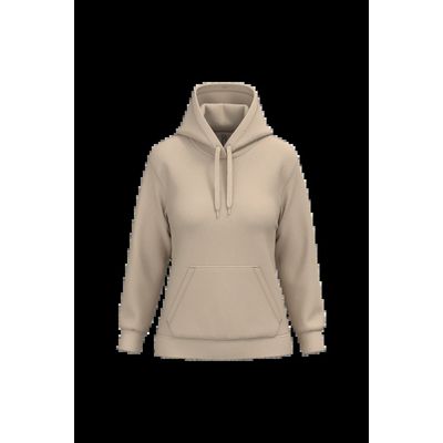 Sudadera de mujer con capucha y bolsillos Light Sand Xl