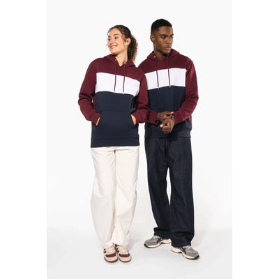 Sudadera tricolor unisex