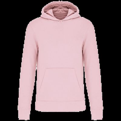 Sudadera capucha algodón orgánico niños Pale Pink 6/8 Ans