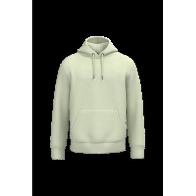 Sudadera algodón orgánico con capucha Celadon Green Xxl
