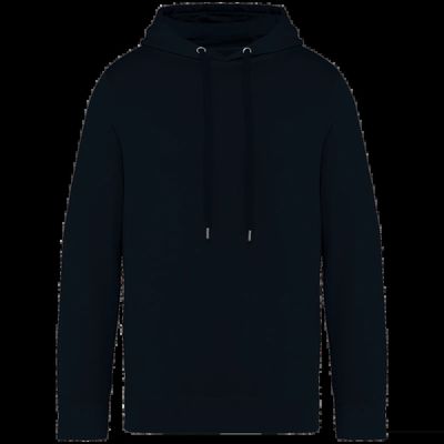 Sudadera con capucha algodón orgánico Washed Black Xxs