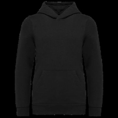 Sudadera básica infantil con capucha Black 12/14 Ans