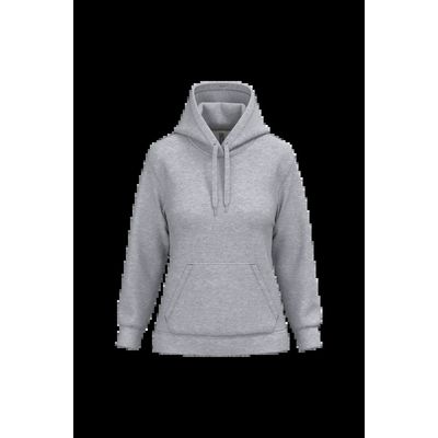 Sudadera de mujer con capucha y bolsillos Oxford Grey L