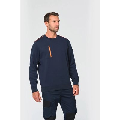 Sudadera unisex con bolsillo a zip