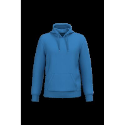 Sudadera sin cremallera con capucha y bolsillo canguro Light Royal Blue S