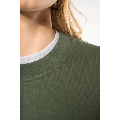 Sudadera algodón poliéster cuello redondo