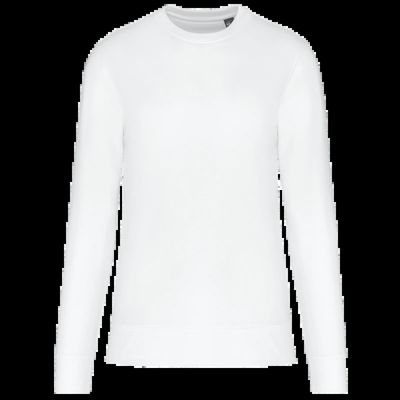 Sudadera eco corte recto White Xl
