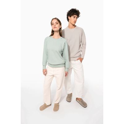 Sudadera algodón orgánico cuello redondo
