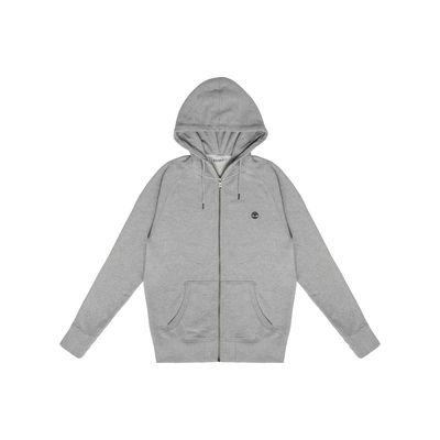 Sudadera con capucha y cremallera suave Medium Grey Heather Xl