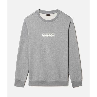 Sudadera de cuello redondo con logotipo Medium Grey Melange Xxl