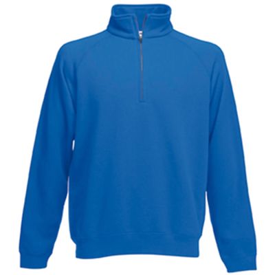 Sudadera con cremallera de cuello alto Royal Blue L