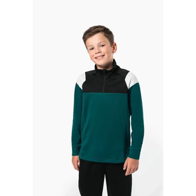 Sudadera infantil 1/4 cremallera