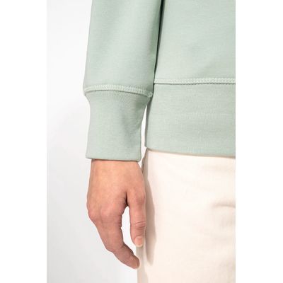 Sudadera algodón orgánico cuello redondo