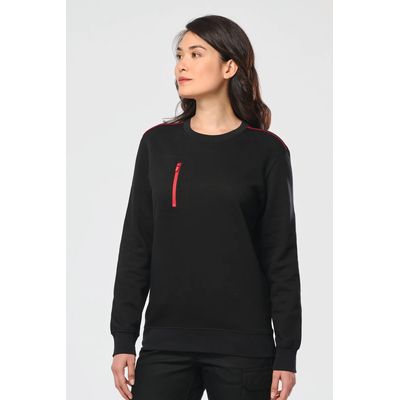 Sudadera unisex con bolsillo a zip