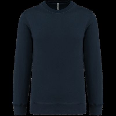 Sudadera sencilla cuello redondo Navy Xxl