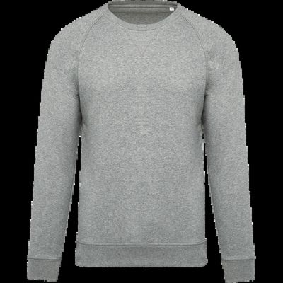 Sudadera colores lisos de algodón Grey Heather L