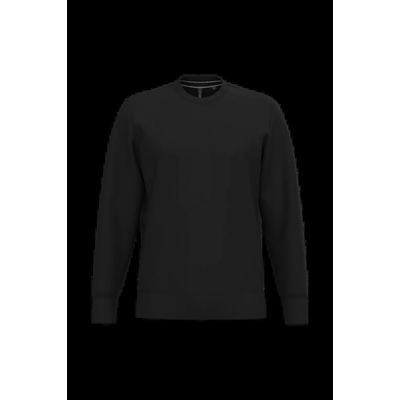 Sudadera cuello redondo algodón Black L