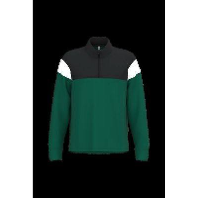 Sudadera de entrenamiento unisex Dark Green / Black Xs