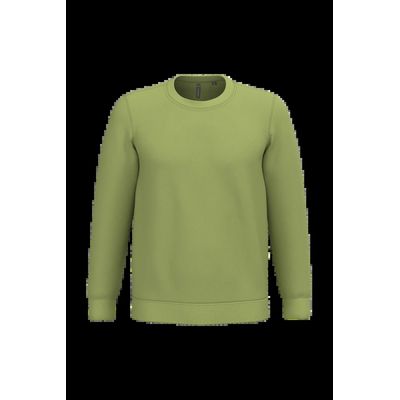 Sudadera algodón poliéster cuello redondo Pistachio L