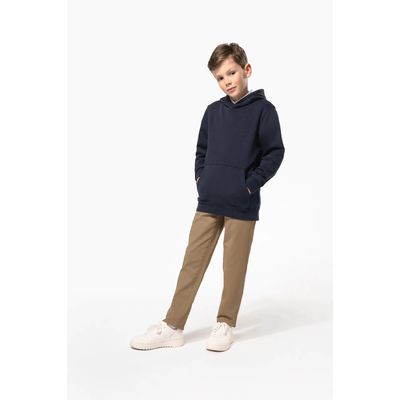 Sudadera básica infantil con capucha