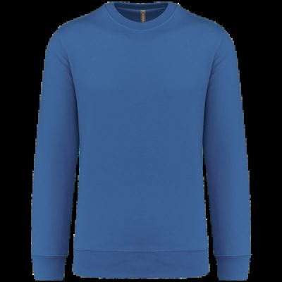 Sudadera sencilla cuello redondo Light Royal Blue 5Xl