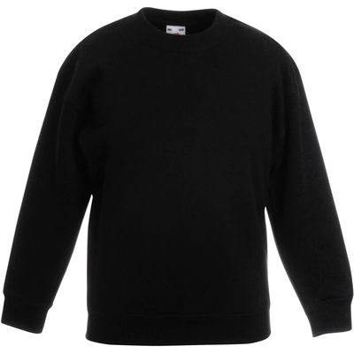 Sudadera básica infantil Black 3/4 Ans