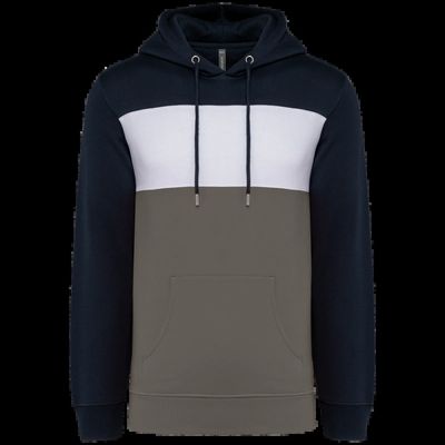 Sudadera tricolor unisex Navy / White / Basalt Grey Xxl