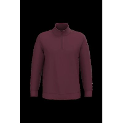 Sudadera Cremallera Algodón Wine M