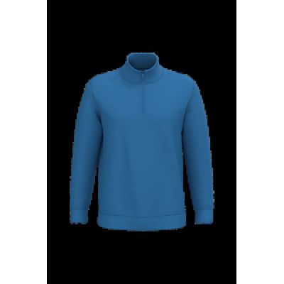 Sudadera Cremallera Algodón Light Royal Blue L