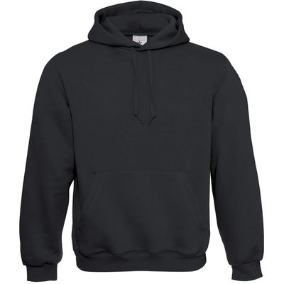 Sudadera con capucha forrada Black Xs
