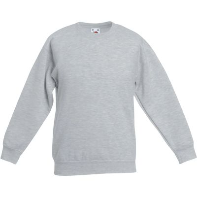 Sudadera básica infantil Heather Grey 9/11 Ans