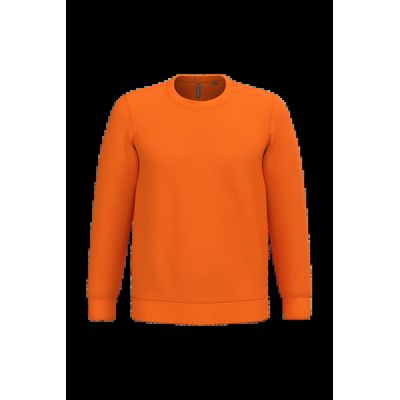 Sudadera algodón poliéster cuello redondo Orange L