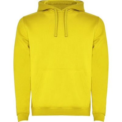 Sudadera con Capucha y Bolsillo Canguro Amarillo Xl