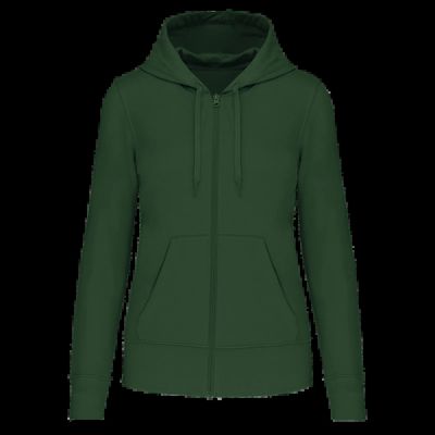 Sudadera eco con capucha mujer Forest Green Xs