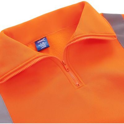 Sudadera alta visibilidad Forro de jersey
