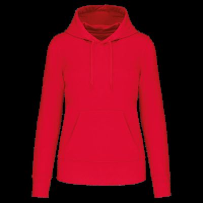 Sudadera capucha eco mujer Red Xs