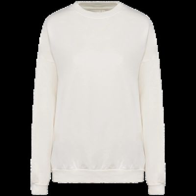 Sudadera oversize algodón orgánico Unisex Washed Ivory Xxl