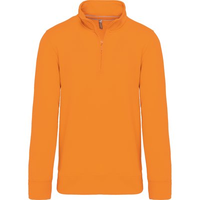 Sudadera 1/4 Cremallera Algodón Orange Xxl