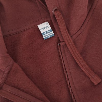 Sudadera adulto con cremallera y capucha