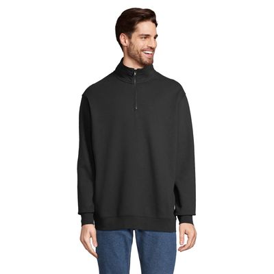 Sudadera Adulto Cuello Alto Negro L