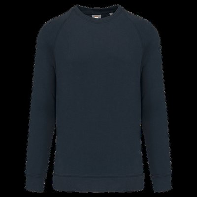 Sudadera algodón cuello redondo felpa Navy S