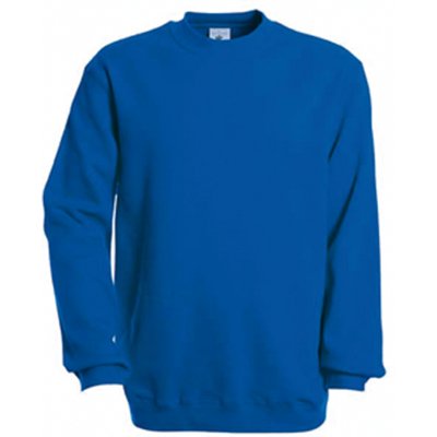 Sudadera algodón cuello redondo Royal Blue S