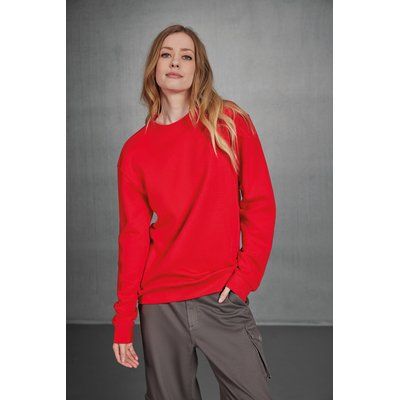 Sudadera algodón cuello redondo