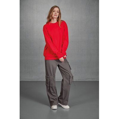 Sudadera algodón cuello redondo