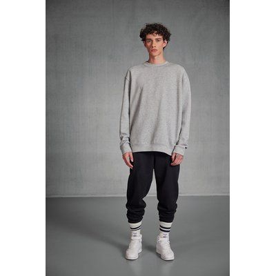 Sudadera algodón cuello redondo