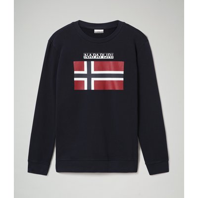 Sudadera de algodón orgánico Blu marine L