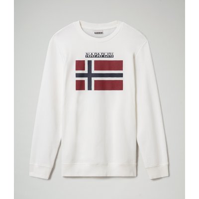 Sudadera de algodón orgánico Bright White L