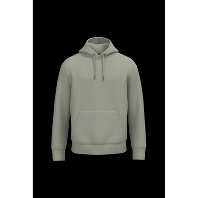 Sudadera algodón orgánico con capucha Almond Green 3Xl